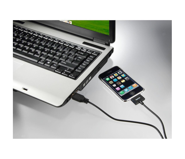 HAMA USB-30PIN 1m MFI czarny - 1387565 - zdjęcie 2